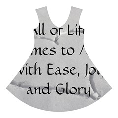 All of Life Come to Me with Ease Joy And Glory 2 Short Sleeve V Front