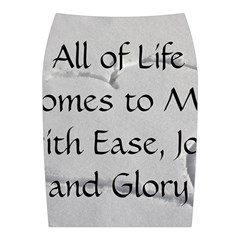 All of Life Come to Me with Ease Joy And Glory 2 Midi Wrap Pencil Skirt from ArtsNow.com Back