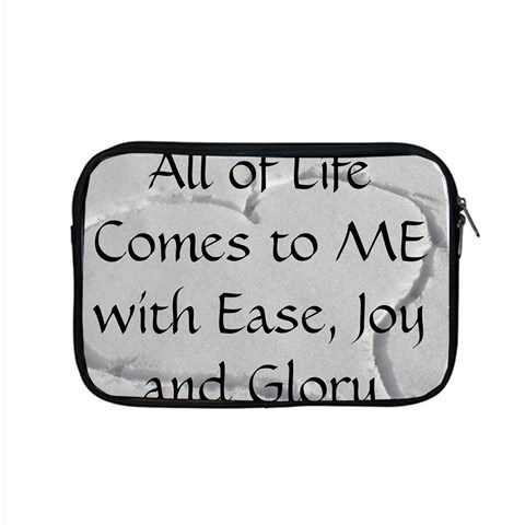 All of Life Come to Me with Ease Joy And Glory 2 Apple MacBook Pro 15  Zipper Case from ArtsNow.com Front