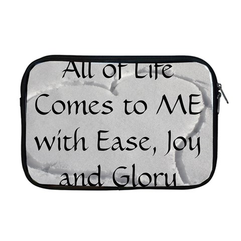 All of Life Come to Me with Ease Joy And Glory 2 Apple MacBook Pro 17  Zipper Case from ArtsNow.com Front