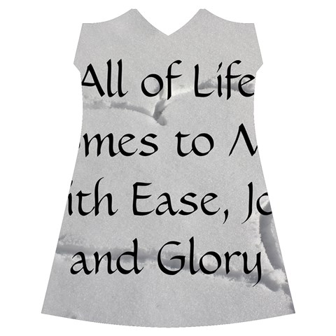 All of Life Come to Me with Ease Joy And Glory 2 Ruffle Detail Chiffon Dress from ArtsNow.com Front