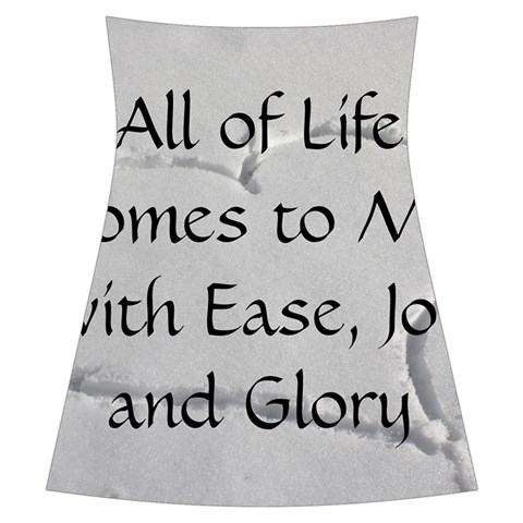 All of Life Come to Me with Ease Joy And Glory 2 Ruffle Detail Chiffon Dress from ArtsNow.com Back