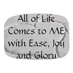 All of Life Come to Me with Ease Joy And Glory 2 Mini Square Pill Box