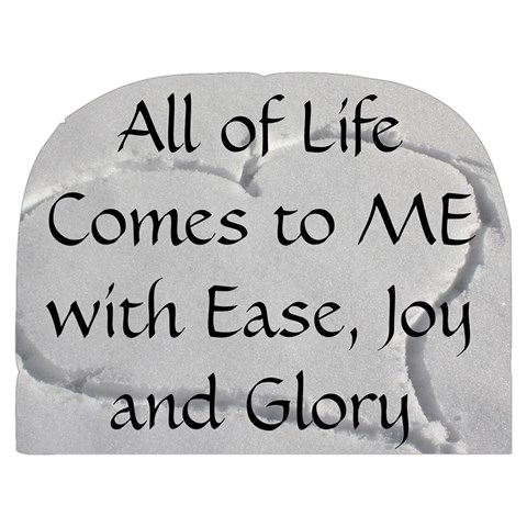 All of Life Come to Me with Ease Joy And Glory 2 Make Up Case (Medium) from ArtsNow.com Front