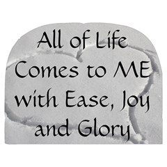 All of Life Come to Me with Ease Joy And Glory 2 Make Up Case (Medium) from ArtsNow.com Back