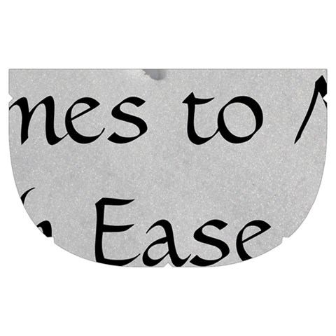 All of Life Come to Me with Ease Joy And Glory 2 Make Up Case (Medium) from ArtsNow.com Side Left