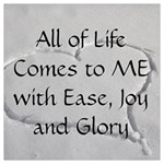 All of Life Come to Me with Ease Joy And Glory 2 Lightweight Scarf 