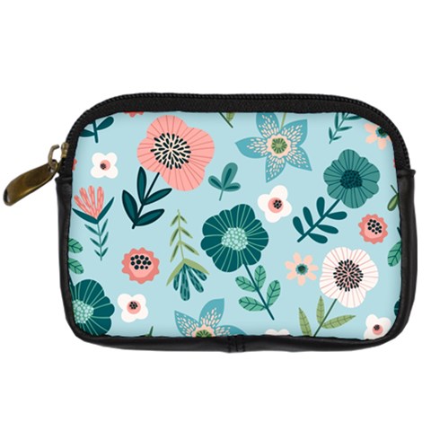 Flower Digital Camera Leather Case from ArtsNow.com Front