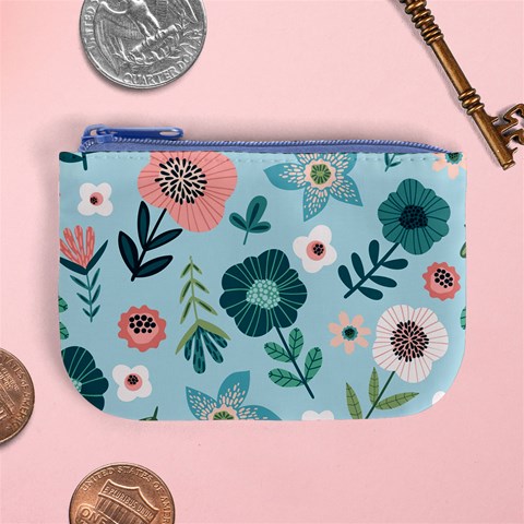Flower Mini Coin Purse from ArtsNow.com Front
