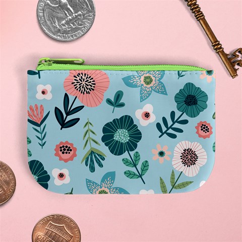 Flower Mini Coin Purse from ArtsNow.com Front