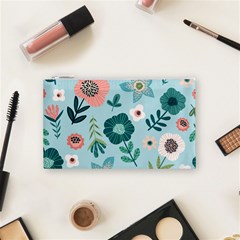 Flower Cosmetic Bag (Small) from ArtsNow.com Front