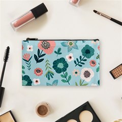 Flower Cosmetic Bag (Small) from ArtsNow.com Front