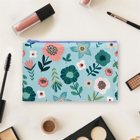 Flower Cosmetic Bag (Medium) from ArtsNow.com Front
