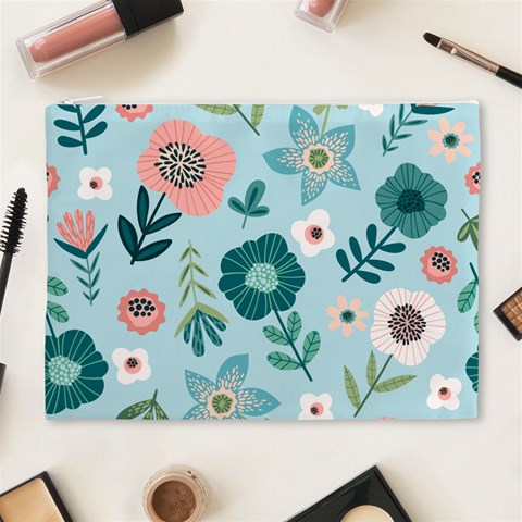 Flower Cosmetic Bag (XL) from ArtsNow.com Front