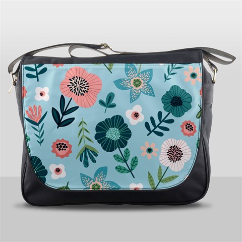 Flower Messenger Bag from ArtsNow.com Front