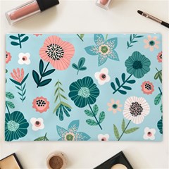 Flower Cosmetic Bag (XXL) from ArtsNow.com Back