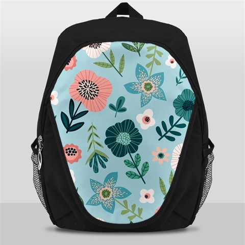 Flower Backpack Bag from ArtsNow.com Front