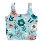 Flower Full Print Recycle Bag (L)