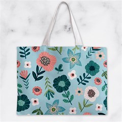 Flower Zipper Mini Tote Bag from ArtsNow.com Front