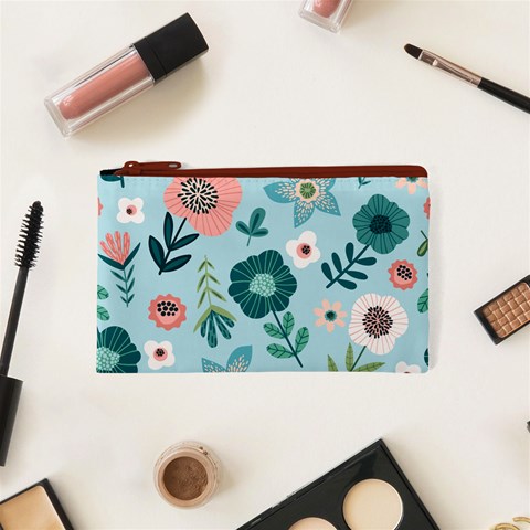 Flower Cosmetic Bag (XS) from ArtsNow.com Front
