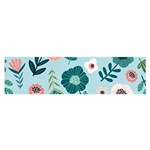 Flower Satin Scarf (Oblong)