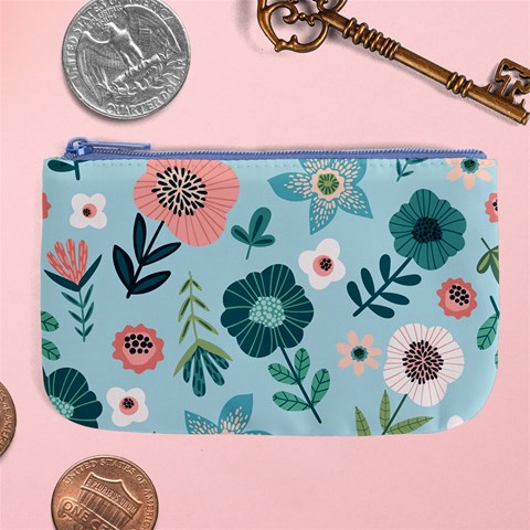 Flower Large Coin Purse from ArtsNow.com Front