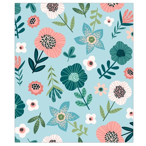 Flower Waist Pouch (Small) from ArtsNow.com Back Strap
