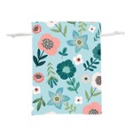 Flower Lightweight Drawstring Pouch (L)