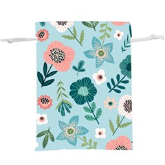 Flower  Lightweight Drawstring Pouch (XL) from ArtsNow.com Front