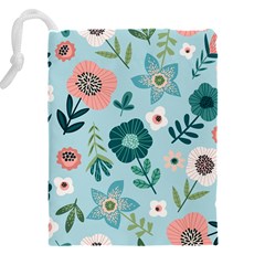 Flower Drawstring Pouch (5XL) from ArtsNow.com Back