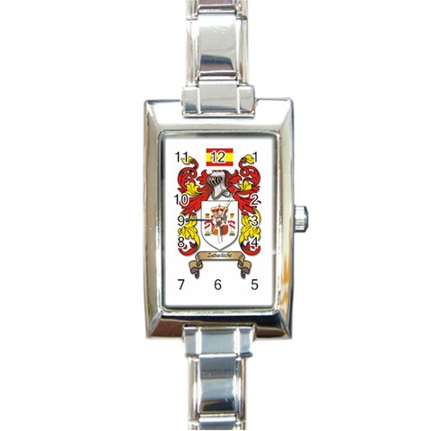 Zabaeleche Coat of Arm Rectangle Italian Charm Watch from ArtsNow.com Front