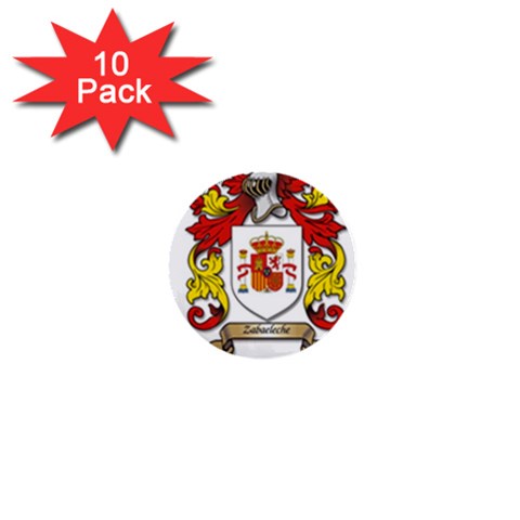Zabaeleche Coat of Arm 1  Mini Buttons (10 pack)  from ArtsNow.com Front