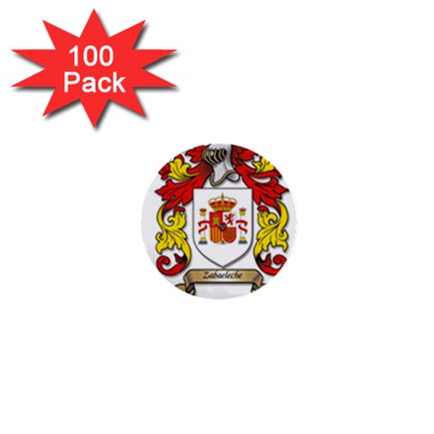 Zabaeleche Coat of Arm 1  Mini Buttons (100 pack)  from ArtsNow.com Front