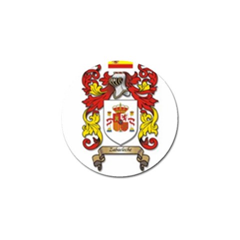 Zabaeleche Coat of Arm Golf Ball Marker (10 pack) from ArtsNow.com Front