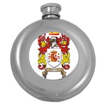 Zabaeleche Coat of Arm Round Hip Flask (5 oz)