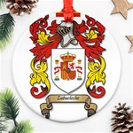 Zabaeleche Coat of Arm Round Ornament (Two Sides)