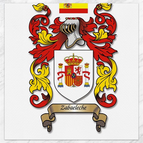 Zabaeleche Coat of Arm Canvas 12  x 12  from ArtsNow.com 11.4 x11.56  Canvas - 1