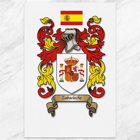 Zabaeleche Coat of Arm Canvas 12  x 18  from ArtsNow.com 11.88 x17.36  Canvas - 1