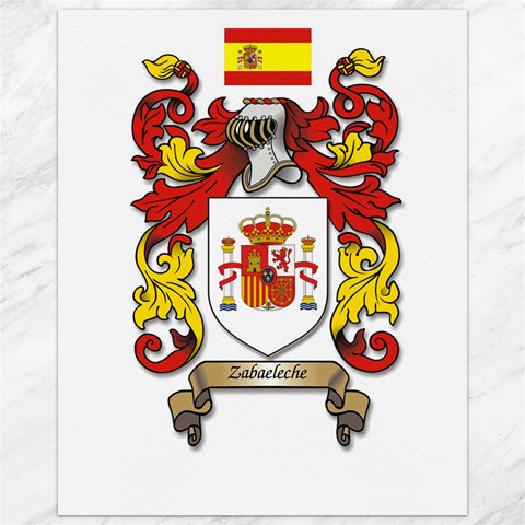 Zabaeleche Coat of Arm Canvas 16  x 20  from ArtsNow.com 15.75 x19.29  Canvas - 1