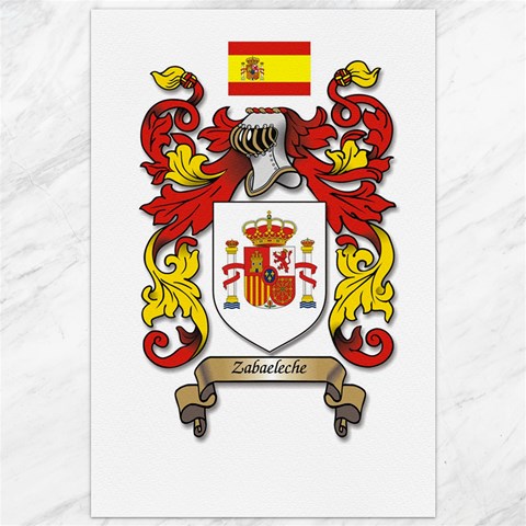 Zabaeleche Coat of Arm Canvas 20  x 30  from ArtsNow.com 19.62 x28.9  Canvas - 1
