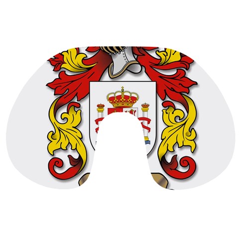 Zabaeleche Coat of Arm Travel Neck Pillow from ArtsNow.com Front