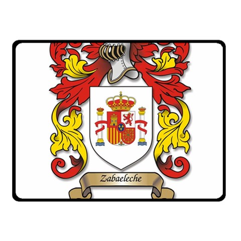 Zabaeleche Coat of Arm Double Sided Fleece Blanket (Small)  from ArtsNow.com 45 x34  Blanket Front