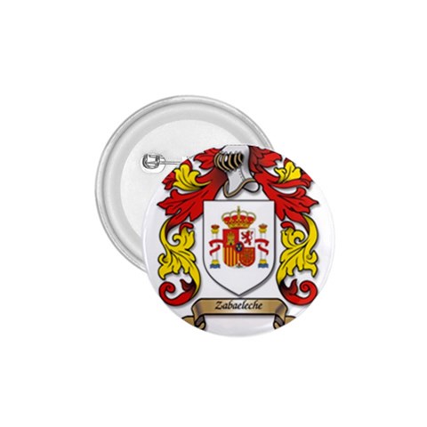 Zabaeleche Coat of Arm 1.75  Buttons from ArtsNow.com Front