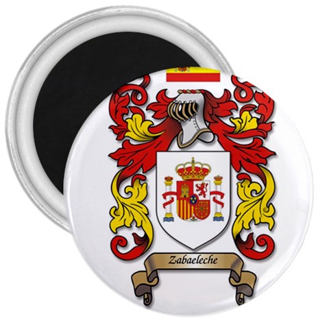 Zabaeleche Coat of Arm 3  Magnets from ArtsNow.com Front