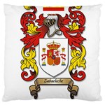 Zabaeleche Coat of Arm Large Flano Cushion Case (Two Sides)
