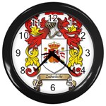 Zabaeleche Coat of Arm Wall Clock (Black)