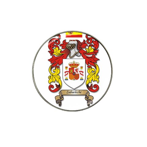 Zabaeleche Coat of Arm Hat Clip Ball Marker from ArtsNow.com Front