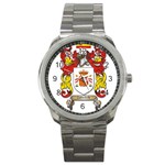 Zabaeleche Coat of Arm Sport Metal Watch