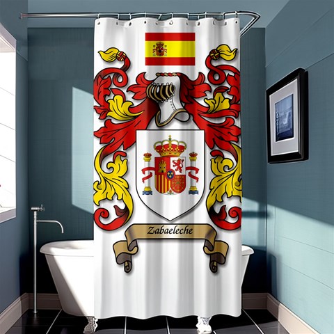 Zabaeleche Coat of Arm Shower Curtain 36  x 72  (Stall)  from ArtsNow.com Curtain(36 X72 ) - 33.26 x66.24  Curtain(36 X72 )