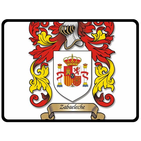 Zabaeleche Coat of Arm Double Sided Fleece Blanket (Large)  from ArtsNow.com 80 x60  Blanket Front